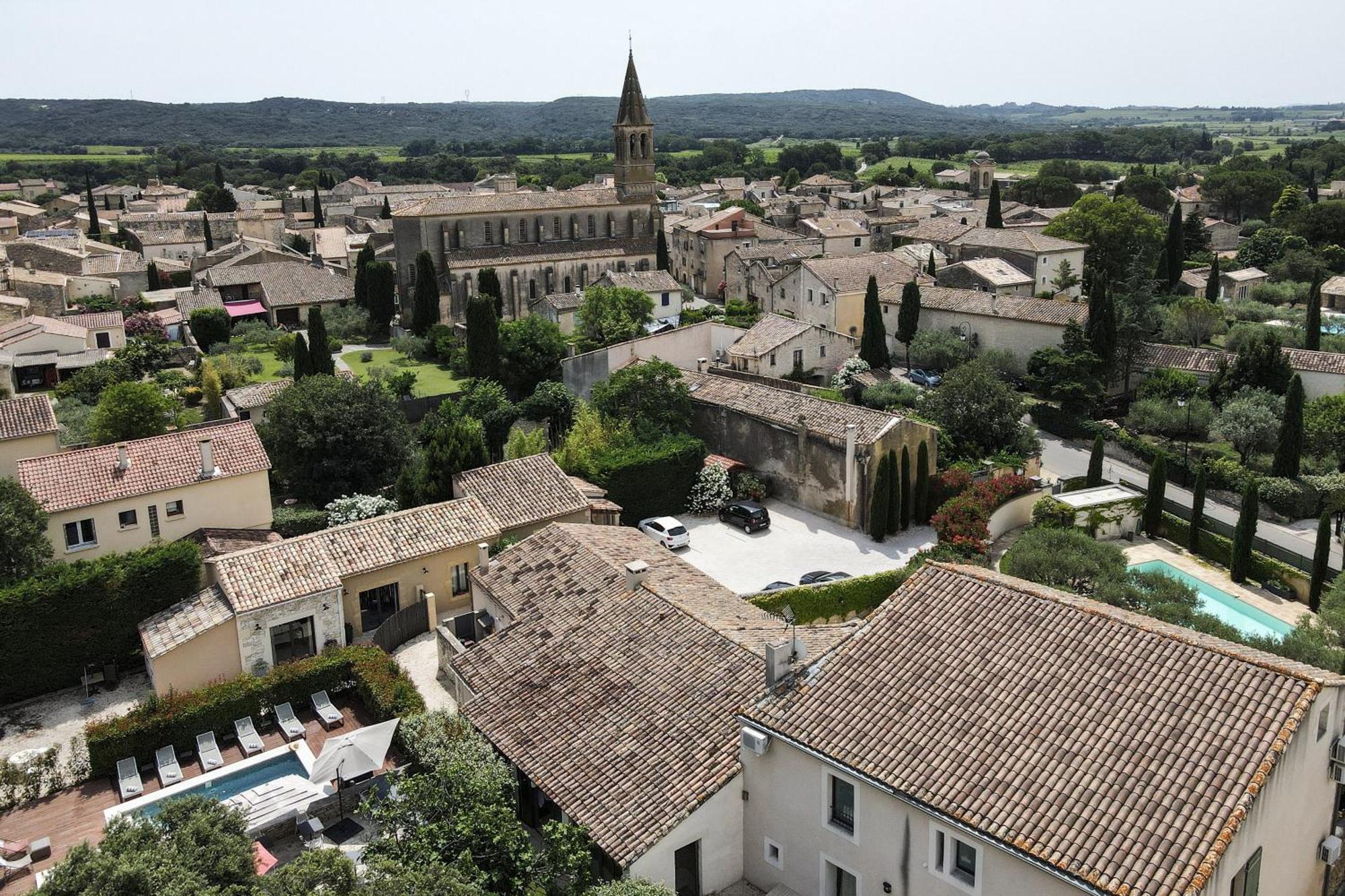 La Belle Vie Hotell Saint-Hilaire-dʼOzilhan Eksteriør bilde